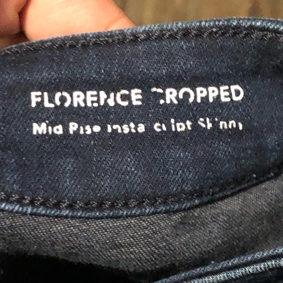 DL1961 Jeans Women's 28 Florence Cropped Mid Rise Instasculpt Denim Morgana Wash - Picture 3 of 9